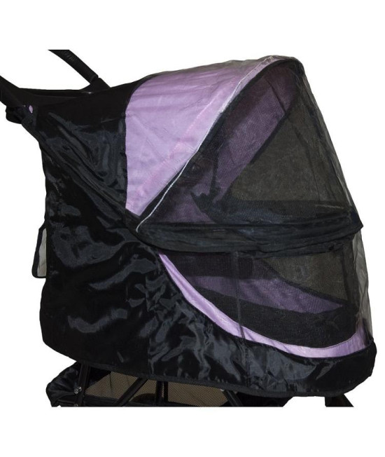 Weather Cover For No-Zip Happy Trails Pet Stroller - Black