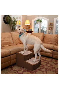 Easy Step II Extra Wide Pet Stairs - Chocolate
