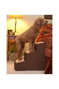 Easy Step III Extra Wide Pet Stairs - Chocolate