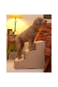 Easy Step III Extra Wide Pet Stairs - Tan