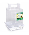 Clean Life Play Top Bird Cage - White