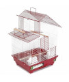 House Style Bird Cage - Red