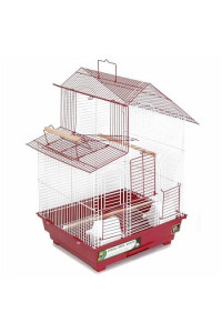 House Style Bird Cage - Red