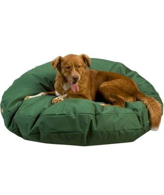 Waterproof Lounger Pet Bed - Round / Large / Hazelnut