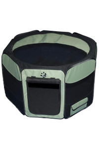 Travel Lite Soft-Sided Pet Pen - Small/Sage