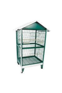 Large Pitched Roof Aviary 32'x28"x72 100B-1