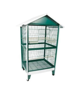 Large Pitched Roof Aviary 32'x28"x72 100B-1