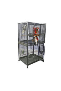 40"X30" Double Stack Breeder Cage 4030-2 Black