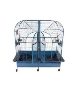 64"x32" Double Macaw Cage with Removable Divider 6432 Platinum