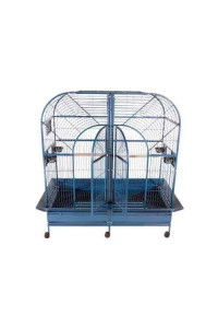 64"x32" Double Macaw Cage in Stainless Steel 6432 Stainless Steel