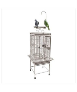 18"x18" Play Top Cage with 5/8" Bar Spacing 8001818 White