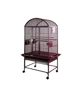 32"x23" Dome Top Cage with 3/4" Bar Spacing 9003223 Burgundy