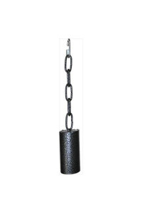 Medlum Metal Pipe Bell on a Chain AE002 Black