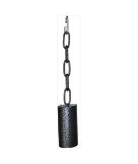 Medlum Metal Pipe Bell on a Chain AE002 Black