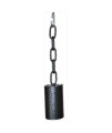 Large Metal Pipe Bell on a Chain AE003 Black