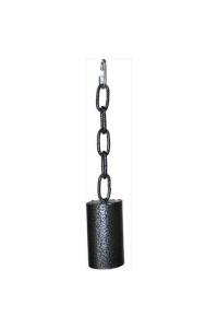 Large Metal Pipe Bell on a Chain AE003 Black