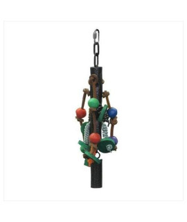 Metal Pipe Bell Toy with Rope AE012 White