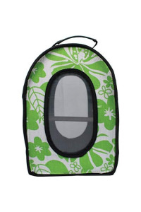 14.5" x 10.5" x 7" - Soft Sided Travel Carrier - SMALL GREEN HB1506S Green