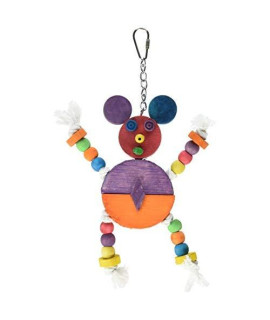 The Crazy Wooden Mouse Bird Toy HB46352