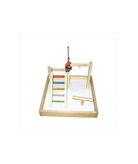 17"x17"x12" Wood Tabletop Play Station HB46409