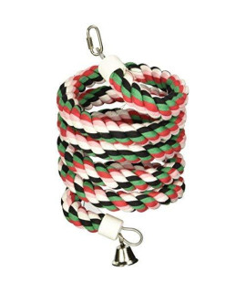 Large Rainbow Cotton Rope Boing with Bell HB553