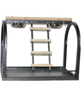 21'x14'x18' Table Stand with Ladders and Cups J11 Black