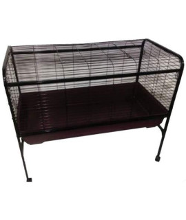 Deluxe Rabbit Cage & Stand 47" x 40" x 25" RB120P Green