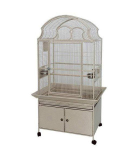 32"x23"x64" Fan Top Cage with Storage Cabinet