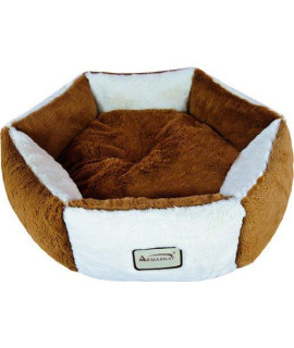 Armarkat Pet Bed, C02NZS/MB, Brown & ivry