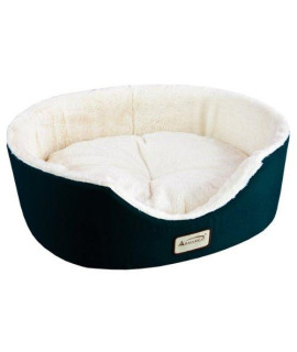 Armarkat Pet Bed 22-Inch by 19-Inch Oval, Laurel Green