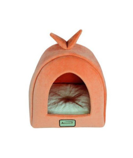 Armarkat Cat Bed C10HCS/MB, Orange and ivry