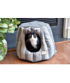 Armarkat Cat Bed Model C30CG, Gray and Silver