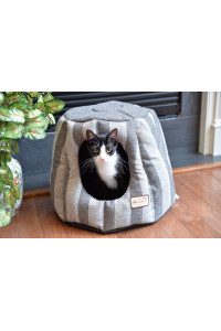 Armarkat Cat Bed Model C30CG, Gray and Silver