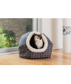 Armarkat Cat Bed Model C44, Blue Checkered