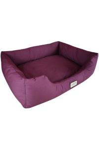 Armarkat Pet Bed 41-Inch by 30-Inch D01FJH-Large, Burgundy