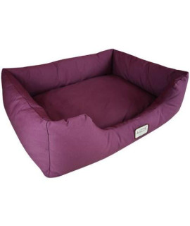 Armarkat Pet Bed 34-Inch by 27-Inch D01FJH-Medium, Burgundy