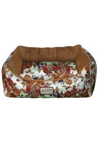 Armarkat Rectangle Rose Pet Bed, 28-Inch by 22-Inch