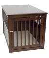 Crown Pet Crate Table, Large Size, with Espresso Finish