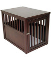 Crown Pet Crate Table, Medium Size, With Espresso Finish