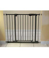 Auto-Close Pressure Mounted Pet Gate W/ 2 Extensions, (one 2.44" and one 4.88" extensions are included)