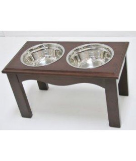 Crown Pet Diner, Large size, with Espresso Finish
