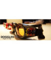Doggles Ils Small Metallic Flames Frame / Orange Lens