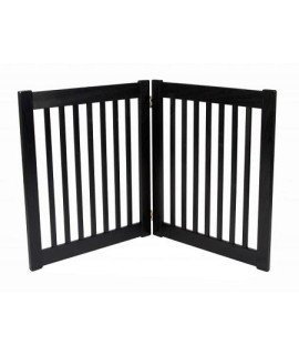 Two Panel EZ Pet Gate - Small/Black
