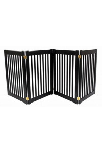 Four Panel EZ Pet Gate - Large/Black
