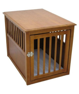 Dog Crate Table - Large/Mahogany
