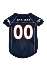 Denver Broncos Deluxe Dog Jersey - Small
