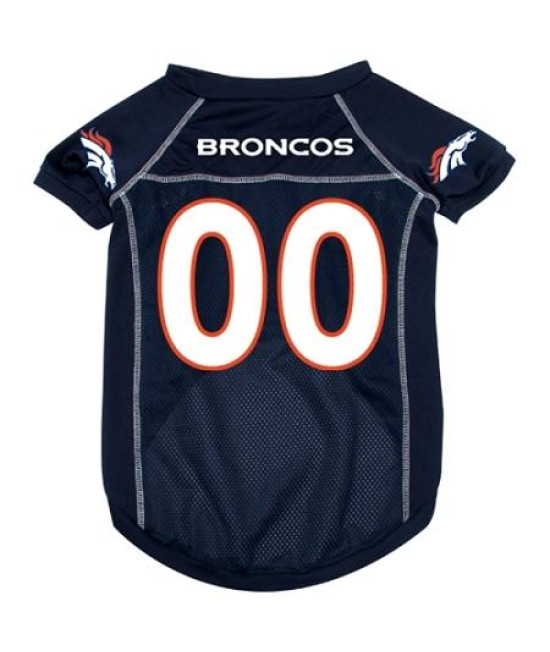 Denver Broncos Deluxe Dog Jersey - Extra Large
