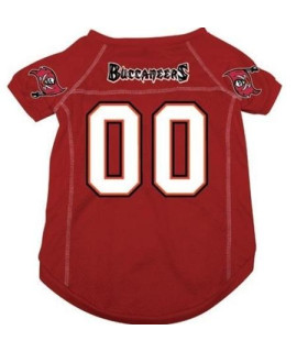 Tampa Bay Buccaneers Deluxe Dog Jersey - Small