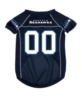 Seattle Seahawks Deluxe Dog Jersey - Large