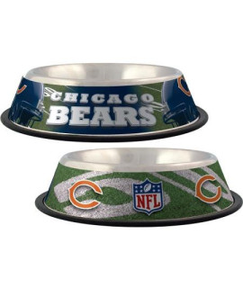 Chicago Bears Stainless Dog Bowl